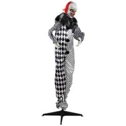 Northlight Spooky Town 5.5' Animated Standing Clown with Glowing Eyes Halloween Decoration 8 Northlight Spooky Town 5.5' Animated Standing Clown with Glowing Eyes Halloween Decoration -HYDE & EEK BOUTIQUE Store GUEST 0090b827 c51b 4a2d a693 c57462bf6d54