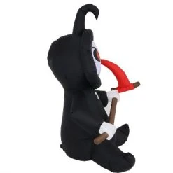 Sunnydaze Decor Sunnydaze 60" Self-Inflatable Holiday Grim Reaper with Scythe Outdoor Halloween Lawn Decoration with LED Lights -HYDE & EEK BOUTIQUE Store GUEST 02443437 9d9d 45fc 9b5c 6ba9d240b22b