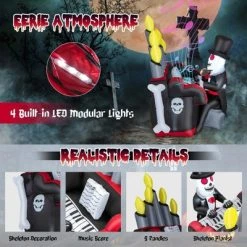Costway 5.2 FT Halloween Inflatable Skeleton Playing Piano Yard Decoration with LED Lights 16 Costway 5.2 FT Halloween Inflatable Skeleton Playing Piano Yard Decoration with LED Lights -HYDE & EEK BOUTIQUE Store GUEST 02dea91f 9cba 48f2 9972 99dde81c6a2f
