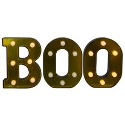 Northlight 6.5" LED Lighted "BOO" Halloween Marquee Sign