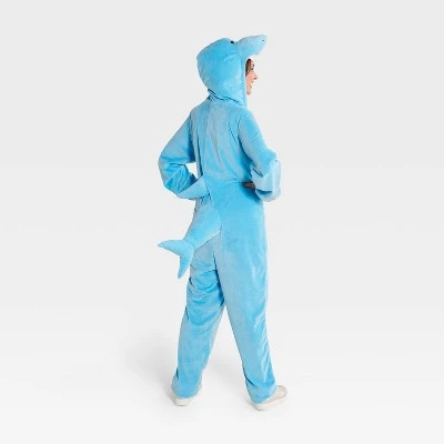 Adult Blue Shark Halloween Costume Jumpsuit - Hyde & EEK! Boutique™ 1 Adult Blue Shark Halloween Costume Jumpsuit - Hyde & EEK! Boutique™