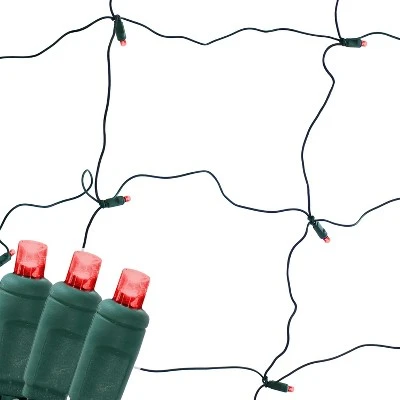 Sunnydaze Decor Sunnydaze Electric Plug-In 70ct LED Indoor/Outdoor Net String Lights 5mm Wide Angle - 6' x 4' Green Wire 8 Sunnydaze Decor Sunnydaze Electric Plug-In 70ct LED Indoor/Outdoor Net String Lights 5mm Wide Angle - 6' x 4' Green Wire - Image 8