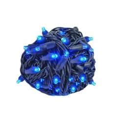 Novelty Lights Inc Novelty Lights 50 Light LED Christmas Mini Light Set (Black Wire, 25 Feet) -HYDE & EEK BOUTIQUE Store GUEST 147aa0d6 aaea 44f7 8e32 d03210aba0a9
