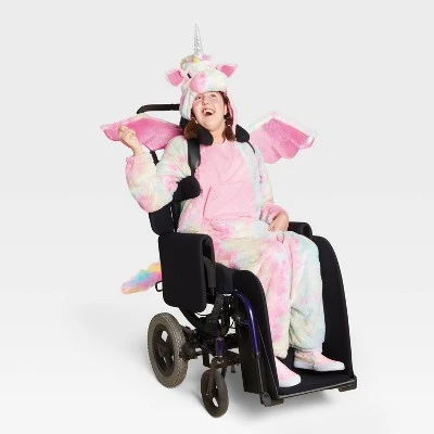 Adult Adaptive Plush Unicorn Halloween Costume Jumpsuit - Hyde & EEK! Boutique™ 6 Adult Adaptive Plush Unicorn Halloween Costume Jumpsuit - Hyde & EEK! Boutique™ - Image 6