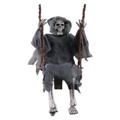 Fun World Reaper On Swing Prop Halloween Decoration - 36 in - Gray -HYDE & EEK BOUTIQUE Store GUEST 1603d9d3 6323 4bdb aa65 8554b17f6317
