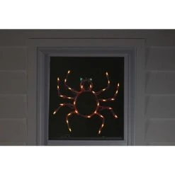 Northlight 15" Black and Orange Lighted Spider Halloween Window Silhouette 5 Northlight 15" Black and Orange Lighted Spider Halloween Window Silhouette -HYDE & EEK BOUTIQUE Store GUEST 1a8f2b8a e9c5 4545 8945 0d8bff02b23d