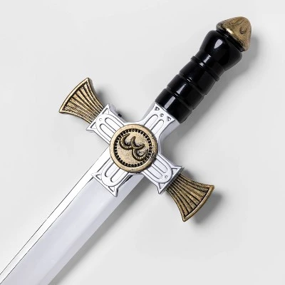 Hyde & EEK! Boutique Adult Knight Sword with Sound Halloween Costume Hand Held Prop - Hyde & EEK! Boutique™ 1 Hyde & EEK! Boutique Adult Knight Sword with Sound Halloween Costume Hand Held Prop - Hyde & EEK! Boutique™