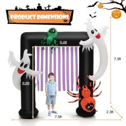 Costway 7.5FT Halloween Inflatable Archway Blow-up Festive Decoration for Backyard Porch -HYDE & EEK BOUTIQUE Store GUEST 1dcf8aa0 0db9 464c 98e5 61a64718a4df