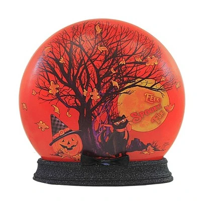Stony Creek 7.5" Spooky Tree Round Orb With Base Halloween Pre Lit - Novelty Sculpture Lights 3 Stony Creek 7.5" Spooky Tree Round Orb With Base Halloween Pre Lit - Novelty Sculpture Lights - Image 3