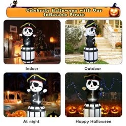 Tangkula 8FT Halloween Inflatable Pirate Barrel Quick Air Blow Holiday Decoration Blow Up Halloween Pirate w/ LED Lights 9 Tangkula 8FT Halloween Inflatable Pirate Barrel Quick Air Blow Holiday Decoration Blow Up Halloween Pirate w/ LED Lights -HYDE & EEK BOUTIQUE Store GUEST 23f1a16a 1d3f 48c5 b278 2bf21c9fe7c6