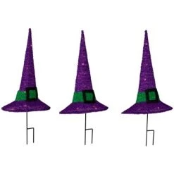 Northlight 14" LED Lighted Purple Witches Hat Outdoor Halloween Pathway Markers 7 Northlight 14" LED Lighted Purple Witches Hat Outdoor Halloween Pathway Markers -HYDE & EEK BOUTIQUE Store GUEST 2815aa8b 7741 460f bc1c 473b351911d0