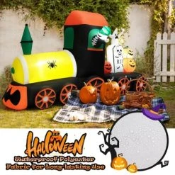 Costway 8ft Long Halloween Inflatable Skeleton Ride on Train LED Lighted Halloween Decor 16 Costway 8ft Long Halloween Inflatable Skeleton Ride on Train LED Lighted Halloween Decor -HYDE & EEK BOUTIQUE Store GUEST 2819fadd 5480 40c3 91c5 05f322de1bc2