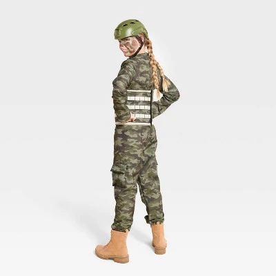 Kids' Army Halloween Costume Jumpsuit with Accessories - Hyde & EEK! Boutique™ Green 1 Kids' Army Halloween Costume Jumpsuit with Accessories - Hyde & EEK! Boutique™ Green