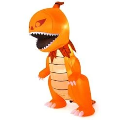 Costway 8FT Halloween Inflatable Pumpkin Head Dinosaur Blow Up with LED Lights -HYDE & EEK BOUTIQUE Store GUEST 2a8d2cf0 b62d 433e 98fa 17d2af03769d