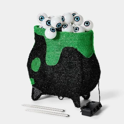 Hyde & EEK! Boutique 13" Witch Cauldron with Eye Balls Halloween Novelty Sculpture Light - Hyde & EEK! Boutique™ 2 Hyde & EEK! Boutique 13" Witch Cauldron with Eye Balls Halloween Novelty Sculpture Light - Hyde & EEK! Boutique™ - Image 2