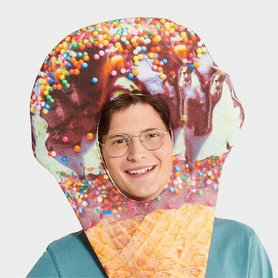 Hyde & EEK! Boutique Adult Ice Cream Halloween Costume Mask - Hyde & EEK! Boutique™ 2 Hyde & EEK! Boutique Adult Ice Cream Halloween Costume Mask - Hyde & EEK! Boutique™ - Image 2