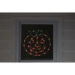 Northlight 14" Jack-O-Lantern Double Sided Halloween Window Silhouette Decoration - Orange/Green 7 Northlight 14" Jack-O-Lantern Double Sided Halloween Window Silhouette Decoration - Orange/Green -HYDE & EEK BOUTIQUE Store GUEST 327d74f4 9662 476f 841a 7572ca6648d9