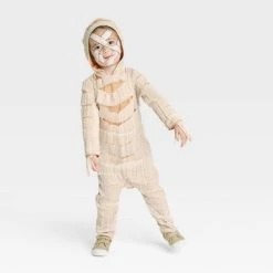 Toddler Mummy Halloween Costume Jumpsuit - Hyde & EEK! Boutiqueâ„¢ Beige