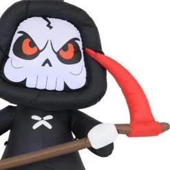 Sunnydaze Decor Sunnydaze 60" Self-Inflatable Holiday Grim Reaper with Scythe Outdoor Halloween Lawn Decoration with LED Lights -HYDE & EEK BOUTIQUE Store GUEST 3828f7bb d90b 4e59 afe1 dbd4b7d63a75