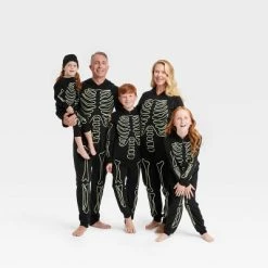 Women's Glow-In-The-Dark Skeleton Halloween Matching Family Union Suit - Hyde & EEK! Boutique™ Black -HYDE & EEK BOUTIQUE Store GUEST 38442f4e 28ec 44ab b1d9 90a997a09cff 1