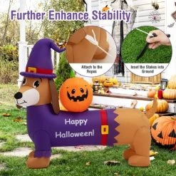 Costway 5 FT Long Halloween Inflatable Dachshund Dog with Pumpkin Self Inflating Yard 13 Costway 5 FT Long Halloween Inflatable Dachshund Dog with Pumpkin Self Inflating Yard -HYDE & EEK BOUTIQUE Store GUEST 3a7ef4bc e7d8 4622 82fa 71577c07ffac