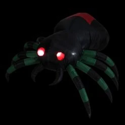 Northlight 3.5' Spooky Town Lighted Inflatable Halloween Spider Outdoor Yard Decoration