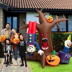 Costway 8 FT Halloween Inflatable Tree Giant Blow-up Spooky Dead Tree with Pop-up Clowns 13 Costway 8 FT Halloween Inflatable Tree Giant Blow-up Spooky Dead Tree with Pop-up Clowns -HYDE & EEK BOUTIQUE Store GUEST 3fe6d348 c6eb 42ab b134 5ed027cde060