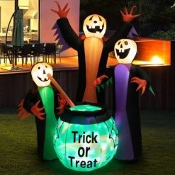 Tangkula 8 FT Tall Halloween Inflatable Three Witch & Magic Potion Pot Decoration w/ Built-in LEDs & Ropes & Stakes for Party Garden Lawn 15 Tangkula 8 FT Tall Halloween Inflatable Three Witch & Magic Potion Pot Decoration w/ Built-in LEDs & Ropes & Stakes for Party Garden Lawn -HYDE & EEK BOUTIQUE Store GUEST 43afb5bd a1a4 49e0 bfc8 803b8f77c00f