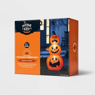 Hyde & EEK! Boutique 3.5' LED Stacked Pumpkins Inflatable Halloween Decoration - Hyde & EEK! Boutique™ 4 Hyde & EEK! Boutique 3.5' LED Stacked Pumpkins Inflatable Halloween Decoration - Hyde & EEK! Boutique™ - Image 4
