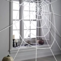 Hyde & EEK! Boutique 10' Giant Spiderweb White Halloween Decorative Prop - Hyde & EEK! Boutique™