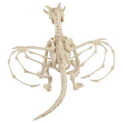 Seasons USA Inc Seasons USA Skeleton Dragon Prop Halloween Decoration - 13 in x 22 in x 8 in - Off-White 1 Seasons USA Inc Seasons USA Skeleton Dragon Prop Halloween Decoration - 13 in x 22 in x 8 in - Off-White