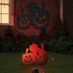 Hyde & EEK! Boutique LED Flat Pumpkin Halloween Silhouette Shadow Maker Light - Hyde & EEK! Boutique™