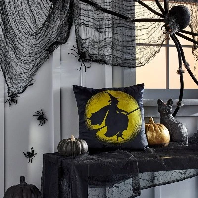 Hyde & EEK! Boutique Reversible Witch Halloween Decorative Pillow - Hyde & EEK! Boutique™ 1 Hyde & EEK! Boutique Reversible Witch Halloween Decorative Pillow - Hyde & EEK! Boutique™