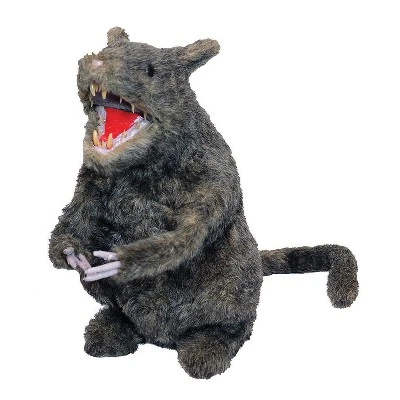 Sunstar Industries Sunstar Giant Standing Rat Halloween Decoration - 19 in - Gray 1 Sunstar Industries Sunstar Giant Standing Rat Halloween Decoration - 19 in - Gray