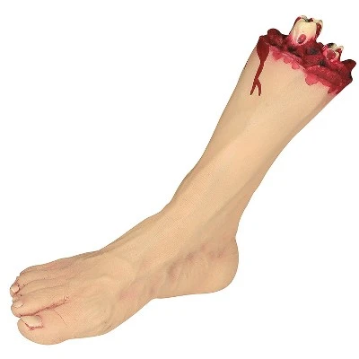 Seasons USA Inc Seasons USA Severed Foot Prop Halloween Decoration - - Multicolored 1 Seasons USA Inc Seasons USA Severed Foot Prop Halloween Decoration - - Multicolored
