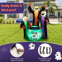Tangkula 8 FT Tall Halloween Inflatable Three Witch & Magic Potion Pot Decoration w/ Built-in LEDs & Ropes & Stakes for Party Garden Lawn 12 Tangkula 8 FT Tall Halloween Inflatable Three Witch & Magic Potion Pot Decoration w/ Built-in LEDs & Ropes & Stakes for Party Garden Lawn -HYDE & EEK BOUTIQUE Store GUEST 5a5b630a 235d 4196 934f e40516bd503a