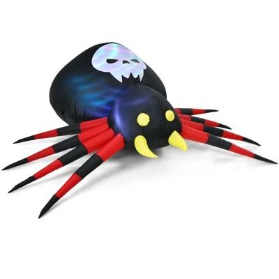 Tangkula 6.5FT Inflatable Halloween Spider Long Outdoor Indoor Blow Up Spider with Magic LED Lights 3 Tangkula 6.5FT Inflatable Halloween Spider Long Outdoor Indoor Blow Up Spider with Magic LED Lights - Image 3