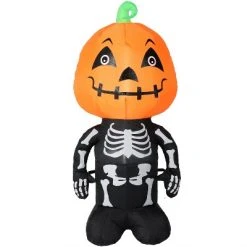 Sunnydaze Decor Sunnydaze Indoor/Outdoor Halloween Pumpkin Head Skeleton Man Inflatable Yard Decoration - 50" 21 Sunnydaze Decor Sunnydaze Indoor/Outdoor Halloween Pumpkin Head Skeleton Man Inflatable Yard Decoration - 50" -HYDE & EEK BOUTIQUE Store GUEST 604810c4 a9cb 4bd4 b659 63637b4463cb