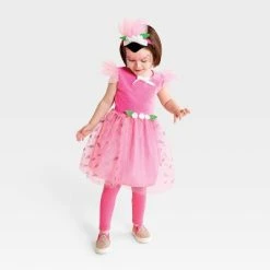 Toddler Flamingo Halloween Costume Dress with Headpiece - Hyde & EEK! Boutique™ -HYDE & EEK BOUTIQUE Store GUEST 6071df1b 71dd 4d62 ae08 8e5e2cb2eb0e