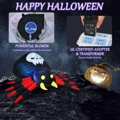 Costway 6.5FT Inflatable Halloween Spider Long Outdoor Indoor Blow Up Spider -HYDE & EEK BOUTIQUE Store GUEST 6660ea0c a4cf 4ade b1f3 2648b598ca5d