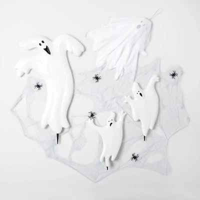 Hyde & EEK! Boutique 18pc Ghost Scene Setter Kit Halloween Decorative Prop - Hyde & EEK! Boutique™ 2 Hyde & EEK! Boutique 18pc Ghost Scene Setter Kit Halloween Decorative Prop - Hyde & EEK! Boutique™ - Image 2