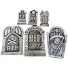 Sunstar Industries Sunstar Tombstone 6 Piece Collection Halloween Decorations - 19 in x 12 in - Gray