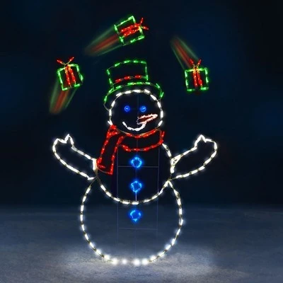 Product Works ProductWorks Pro-Line LED AnimotionYard Decoration Outdoor Indoor Holiday Lawn Ornament Decoration with Lights and Stakes 1 Product Works ProductWorks Pro-Line LED AnimotionYard Decoration Outdoor Indoor Holiday Lawn Ornament Decoration with Lights and Stakes
