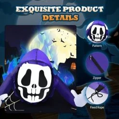 Costway 4 Ft Halloween Inflatable Ghost Outdoor & Indoor Halloween Decoration 11 Costway 4 Ft Halloween Inflatable Ghost Outdoor & Indoor Halloween Decoration -HYDE & EEK BOUTIQUE Store GUEST 6d94af13 7e8f 46ce bf3b 9cc9744bd0b3