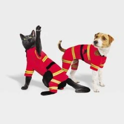 Halloween Full Body Firefighter Cat and Dog Costume - Hyde & EEK! Boutique™ -HYDE & EEK BOUTIQUE Store GUEST 6f571594 072c 4e7f 86b2 5a2f9bbb6e13 1