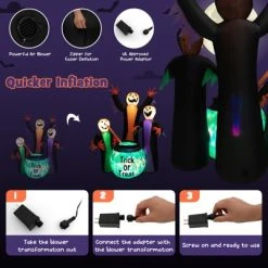 Tangkula 8 FT Tall Halloween Inflatable Three Witch & Magic Potion Pot Decoration w/ Built-in LEDs & Ropes & Stakes for Party Garden Lawn 11 Tangkula 8 FT Tall Halloween Inflatable Three Witch & Magic Potion Pot Decoration w/ Built-in LEDs & Ropes & Stakes for Party Garden Lawn -HYDE & EEK BOUTIQUE Store GUEST 720db1d8 10de 4a9c 9bcc 6a1e89d72885