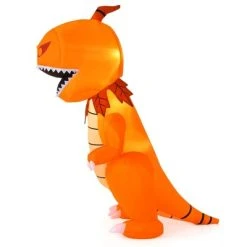 Costway 8FT Halloween Inflatable Pumpkin Head Dinosaur Blow Up with LED Lights -HYDE & EEK BOUTIQUE Store GUEST 7573192b 0280 4952 bbae 85665ec2ee72
