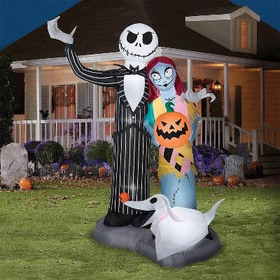 Halloween Express Jack Skellington 6 ft Nightmare Before Christmas Scene Inflatable Decoration 1 Halloween Express Jack Skellington 6 ft Nightmare Before Christmas Scene Inflatable Decoration