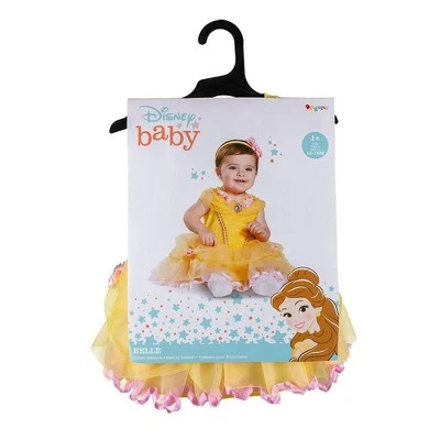 Beauty And The Beast Baby Disney Princess Belle Halloween Costume Yellow 4 Beauty And The Beast Baby Disney Princess Belle Halloween Costume Yellow - Image 4