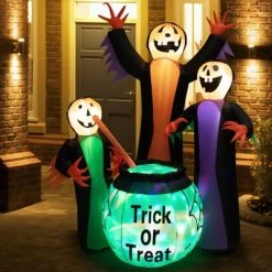 Tangkula 8 FT Tall Halloween Inflatable Three Witch & Magic Potion Pot Decoration w/ Built-in LEDs & Ropes & Stakes for Party Garden Lawn 14 Tangkula 8 FT Tall Halloween Inflatable Three Witch & Magic Potion Pot Decoration w/ Built-in LEDs & Ropes & Stakes for Party Garden Lawn -HYDE & EEK BOUTIQUE Store GUEST 7ebd70d4 714a 4d29 b433 42901a946054